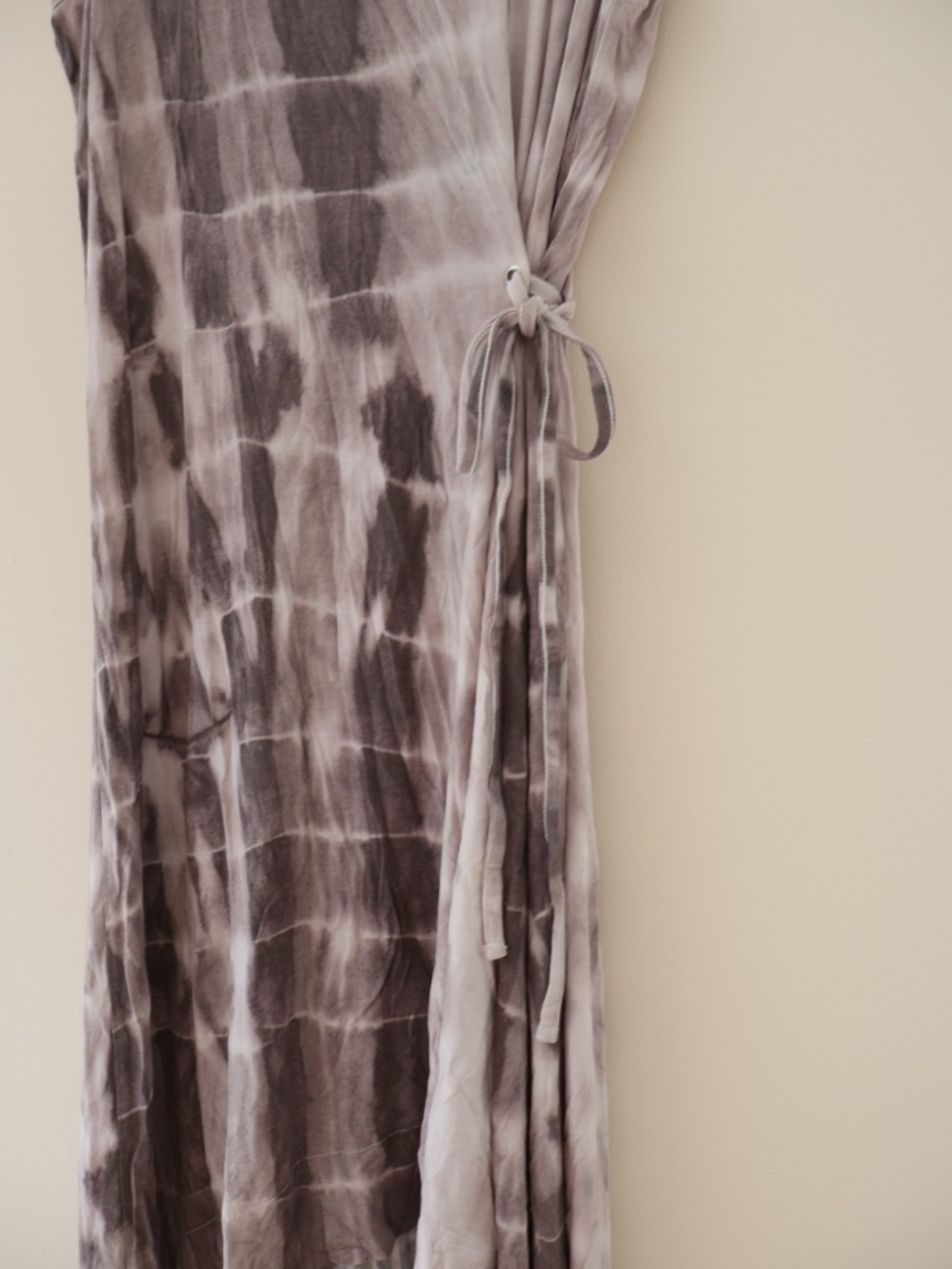 Juicy Couture Flowy Tie Dye High Low Midi Dress Waist Tie Boho Indie Lagenlook - Picture 3 of 6